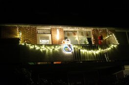 Heerenveen fraai verlicht en versierd tijdens kerstperiode