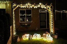 Heerenveen fraai verlicht en versierd tijdens kerstperiode