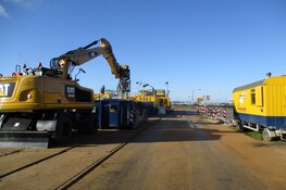Werkzaamheden aan Saturnus IBF terrein Heerenveen